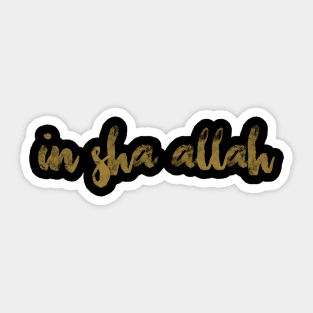 In Sha Allah Sticker